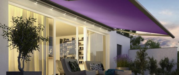 Zonneschermen in Rij 6