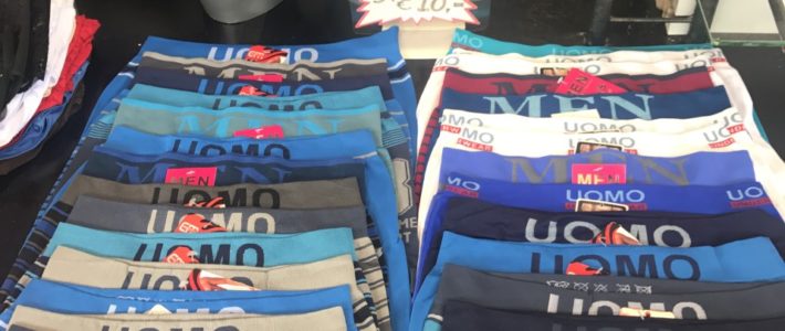 Microfiber heren boxershorts S/M of L/XL, 5 stuks voor €10,-.  PePa Ondermode kraam 2.21/2.22 en kraam 4.30/4.31